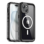 Shellbox Coque Intégrale 360° pour iPhone 15 Compatible MagSafe Étanche IP68 Noir Shellbox Coque Intégrale 360° pour iPhone 15 Compatible MagSafe Étanche IP68 Noir