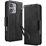 Avizar Étui Portefeuille pour Honor 600 Lite Style Rétro avec Support Noir