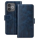 Avizar Étui pour Honor 600 Lite Effet Cuir avec Porte-cartes et Fonction Stand Bleu nuit