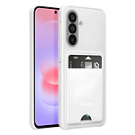 Samsung Coque pour Samsung Galaxy A37 avec Porte-Cartes Extérieur Blanc