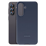 Samsung Coque pour Samsung Galaxy A57 en Silicone Lisse avec Rebords Surélevés Bleu nuit
