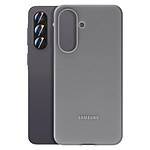 Samsung Coque pour Samsung Galaxy A57 en Silicone Lisse avec Rebords Surélevés Gris