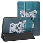 Tech-Protect Étui Clapet pour Galaxy Tab A11 Plus Design Chat avec Support et Auto-Veille Vert