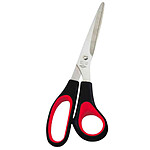 WEDO Ciseaux universel Softgrip Noir Rouge pointu 21 Cm WEDO Ciseaux universel Softgrip Noir Rouge pointu 21 Cm