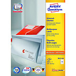 AVERY Boîte 2800 Etiquettes universelles 105 x 42,3 mm blanc AVERY Boîte 2800 Etiquettes universelles 105 x 42,3 mm blanc