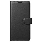 Zanaé Étui Portefeuille pour iPhone 5 avec Fonction Support et Languette Magnétique Noir