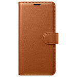 Zanaé Étui Portefeuille pour Galaxy S26 avec Fonction Support et Languette Magnétique Marron