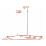 Belkin Écouteurs Filaires USB-C SoundForm avec Limitation de Volume Rose