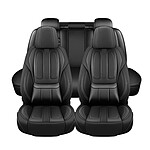 Avizar Housses Ajustables pour Sièges Auto Avant Doubles et Banquette Arrière