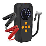 Avizar Démarreur de Batterie Auto avec Compresseur d'Air et Lampe LED 6000mAh 14.8V