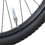 Avizar Veilleuse de Valve 5 LED Monocolore pour Vélo, Moto et Voiture