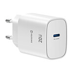 Swissten Chargeur Secteur USB-C GaN 20W Power Delivery avec Protection Intégré Blanc Swissten Chargeur Secteur USB-C GaN 20W Power Delivery avec Protection Intégré Blanc