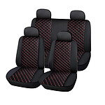 Avizar Ensemble 5 Pièces Housses de Siège Auto Design Texturé Élégant