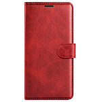 Zanaé Étui Portefeuille pour Galaxy S25 Plus Édition Columbia avec Fonction Support Rouge