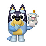 Bluey - Figurine POP! Bandit avec Licorne 9 cm Bluey - Figurine POP! Bandit avec Licorne 9 cm