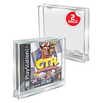 Evoretro - Pack 2 boîtes de protection en acrylique pour PlayStation 1
