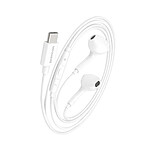 Mayaxess Écouteurs Filaires USB-C pour Samsung Galaxy S20 Plus avec Micro intégré Blanc