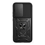 Avizar Coque pour Oppo A6 Pro avec Bague Support et Cache Caméra Coulissant