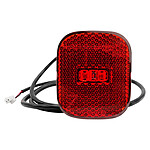 Ninebot Feu Arrière pour Trottinette Segway F2 / F2 Plus / F2 Pro LED avec Câble 98 cm Noir / Rouge