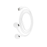 Mayaxess Écouteurs Filaires USB-C avec Micro intégré pour Galaxy S24 Ultra Blanc