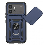 Mayaxess Coque Antichoc pour Honor 600 avec Cache Caméra Pivotant et Bague Support Bleu nuit Mayaxess Coque Antichoc pour Honor 600 avec Cache Caméra Pivotant et Bague Support Bleu nuit