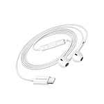 Mayaxess Écouteurs Filaires USB-C pour Xiaomi 14T Pro avec Micro intégré Blanc Mayaxess Écouteurs Filaires USB-C pour Xiaomi 14T Pro avec Micro intégré Blanc