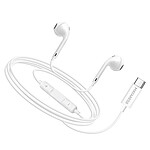 Mayaxess Écouteurs Filaires USB-C pour Galaxy A57 avec Microphone intégré Blanc Mayaxess Écouteurs Filaires USB-C pour Galaxy A57 avec Microphone intégré Blanc