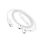 Mayaxess Écouteurs Filaires USB-C pour Xiaomi 15T avec Microphone intégré Blanc Mayaxess Écouteurs Filaires USB-C pour Xiaomi 15T avec Microphone intégré Blanc