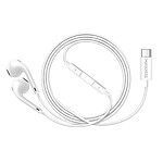 Mayaxess Écouteurs Filaires pour Honor Magic 6 Lite USB-C avec Micro intégré Blanc Mayaxess Écouteurs Filaires pour Honor Magic 6 Lite USB-C avec Micro intégré Blanc