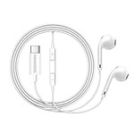 Mayaxess Écouteurs Filaires USB-C avec Micro intégré pour Pixel 6a Blanc Mayaxess Écouteurs Filaires USB-C avec Micro intégré pour Pixel 6a Blanc