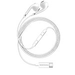 Mayaxess Écouteurs Filaires USB-C avec Micro intégré pour Honor 400 Blanc Mayaxess Écouteurs Filaires USB-C avec Micro intégré pour Honor 400 Blanc