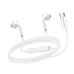 Mayaxess Écouteurs Filaires USB-C avec Microphone intégré pour Samsung Galaxy A55 Blanc Mayaxess Écouteurs Filaires USB-C avec Microphone intégré pour Samsung Galaxy A55 Blanc