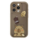 Avizar Coque pour iPhone 15 Pro avec Motifs Capybara Kawaii en 3D et Contour Surélevé Avizar Coque pour iPhone 15 Pro avec Motifs Capybara Kawaii en 3D et Contour Surélevé