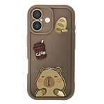 Avizar Coque pour iPhone 17 avec Motifs Capybara Kawaii en 3D et Contour Surélevé Avizar Coque pour iPhone 17 avec Motifs Capybara Kawaii en 3D et Contour Surélevé