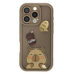 Avizar Coque pour iPhone 16 Pro avec Motifs Capybara Kawaii en 3D et Contour Surélevé Avizar Coque pour iPhone 16 Pro avec Motifs Capybara Kawaii en 3D et Contour Surélevé