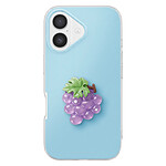 Avizar Coque pour iPhone 17 avec Motif Raisin en Relief 3D et Contour Surélevé