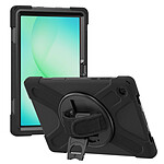 4smarts Coque pour Galaxy Tab A9 Plus Poignée Rotative à 360° et Béquille Noir