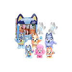 Bluey - Pack de figurines deluxe Bluey Fuzzies