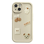 Avizar Coque pour iPhone 13 avec Motifs Nounours Kawaii en 3D et Contour Surélevé Avizar Coque pour iPhone 13 avec Motifs Nounours Kawaii en 3D et Contour Surélevé