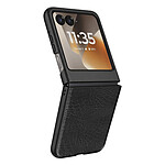 Avizar Coque pour Motorola Razr 70 Effet Cuir Croco avec Écran Externe Dégagé