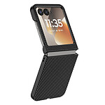Avizar Coque pour Motorola Razr 70 Effet Fibres de Carbone Protection Rigide Pliable