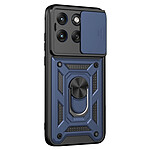 Avizar Coque pour Motorola Edge 70 Fusion avec Bague Support et Cache Caméra Coulissant
