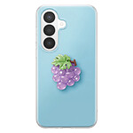 Avizar Coque pour Galaxy S26 avec Motif Raisin en Relief 3D et Contour Surélevé
