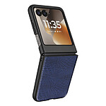 Avizar Coque pour Motorola Razr 70 Effet Cuir Croco avec Écran Externe Dégagé