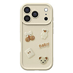 Avizar Coque pour iPhone 17 Pro Max Motifs Nounours Kawaii en 3D et Contour Surélevé Avizar Coque pour iPhone 17 Pro Max Motifs Nounours Kawaii en 3D et Contour Surélevé