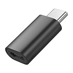 Blue Star Adaptateur Convertisseur OTG Micro-USB Femelle vers USB-C Mâle Noir Blue Star Adaptateur Convertisseur OTG Micro-USB Femelle vers USB-C Mâle Noir