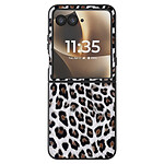 Avizar Coque Léopard pour Motorola Razr 70 Ultra et Razr 60 Ultra Protection Pliable Bimatière Avizar Coque Léopard pour Motorola Razr 70 Ultra et Razr 60 Ultra Protection Pliable Bimatière