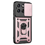 Avizar Coque pour Motorola Edge 70 Fusion avec Bague Support et Cache Caméra Coulissant