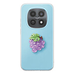 Avizar Coque pour Redmi Note 15 avec Motif Raisin en Relief 3D et Contour Surélevé