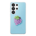 Avizar Coque pour Galaxy S26 Ultra avec Motif Raisin en Relief 3D et Contour Surélevé